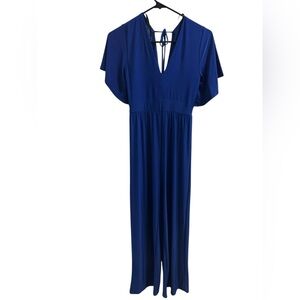 Saints 21 deep V neck jumpsuit size small NWT